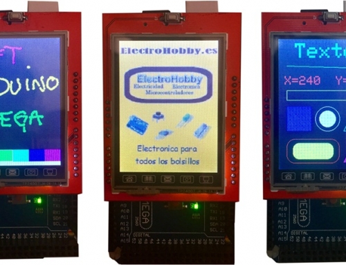 TFT LCD Touch 2.4” Shield para Arduino MEGA